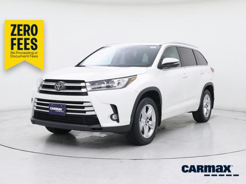 White 2019 Toyota Highlander Limited