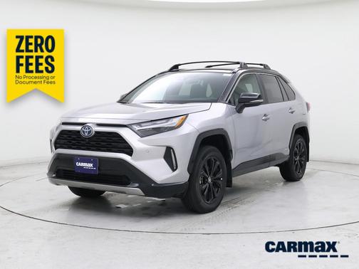 Silver 2023 Toyota RAV4 Hybrid XSE