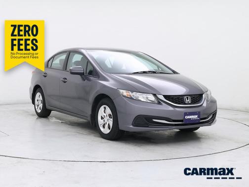 Gray 2014 Honda Civic LX