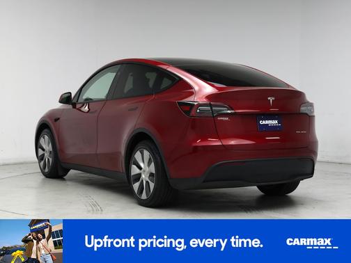 Burgundy 2024 Tesla Model Y Long Range