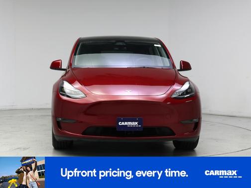 Burgundy 2024 Tesla Model Y Long Range