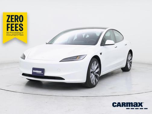 White 2024 Tesla Model 3 Long Range