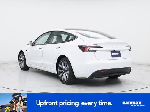 White 2024 Tesla Model 3 Long Range