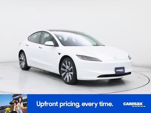 White 2024 Tesla Model 3 Long Range