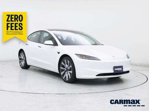 White 2024 Tesla Model 3 Long Range