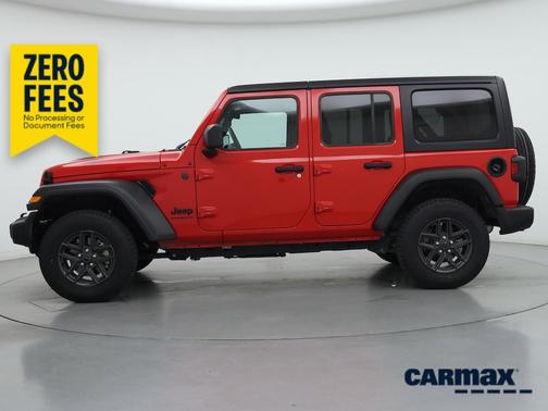 Red 2025 Jeep Wrangler Sport S
