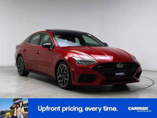 Red 2021 Hyundai SONATA N Line