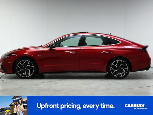 Red 2021 Hyundai SONATA N Line
