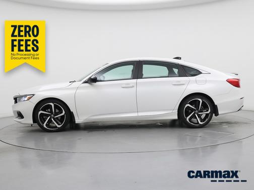 White 2022 Honda Accord Sport