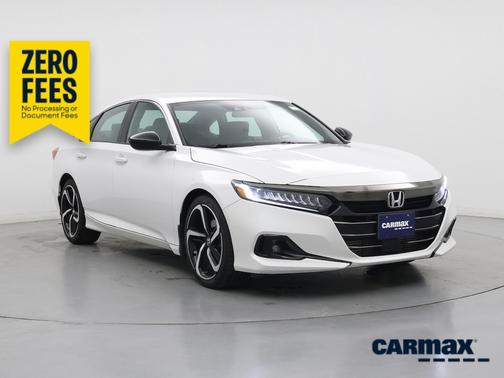White 2022 Honda Accord Sport