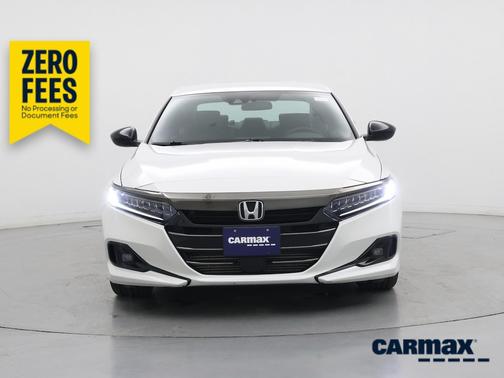 White 2022 Honda Accord Sport
