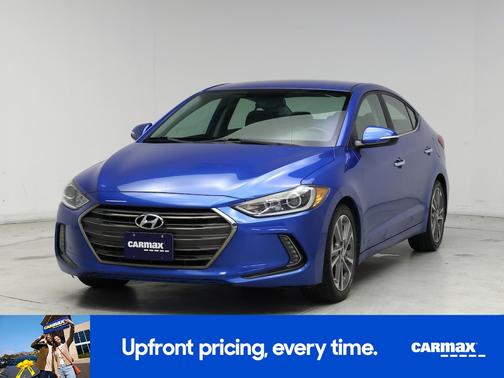 Blue 2017 Hyundai ELANTRA Limited