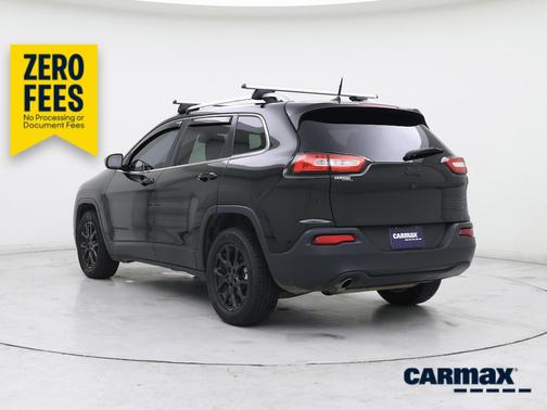 Black 2017 Jeep Cherokee Latitude
