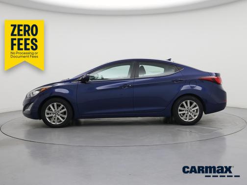 Blue 2015 Hyundai ELANTRA SE