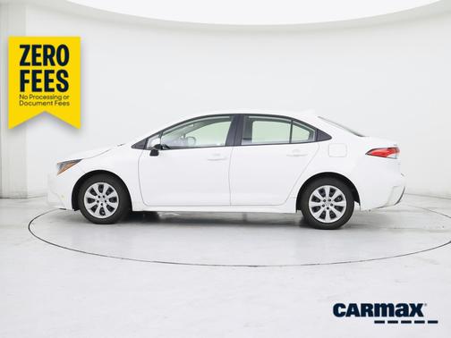 White 2022 Toyota Corolla LE