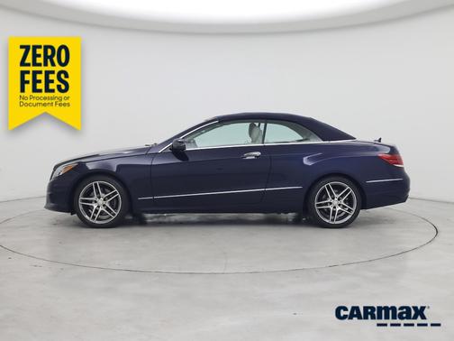 Blue 2015 Mercedes-Benz E-Class
