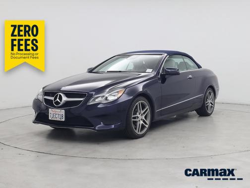 Blue 2015 Mercedes-Benz E-Class