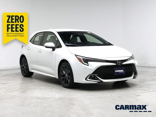 White 2023 Toyota Corolla Hatchback XSE