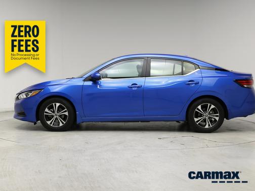 Blue 2023 Nissan Sentra SV