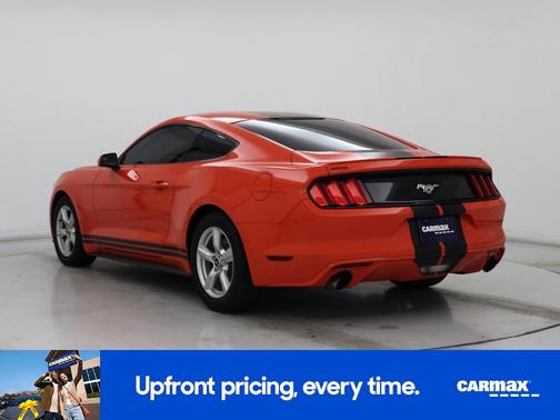 Orange 2015 Ford Mustang Ecoboost