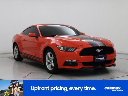 Orange 2015 Ford Mustang Ecoboost