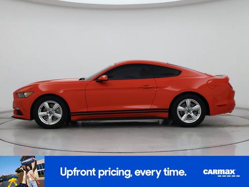 Orange 2015 Ford Mustang Ecoboost