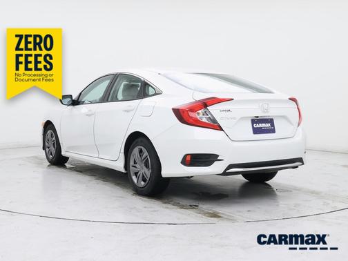 White 2020 Honda Civic LX
