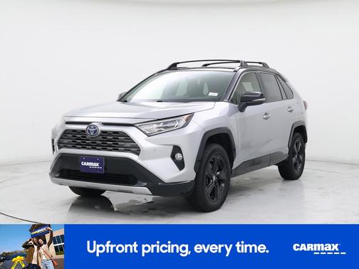 Silver 2019 Toyota RAV4 Hybrid XSE