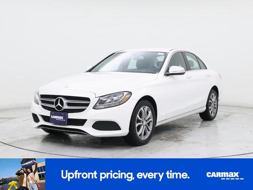White 2015 Mercedes-Benz C-Class