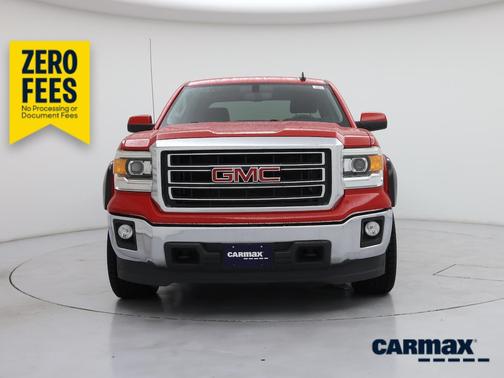 Red 2015 GMC Sierra 1500 SLE