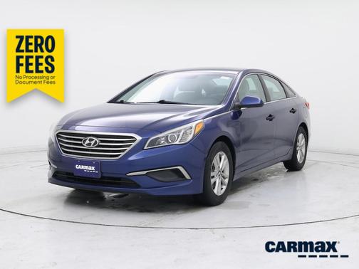 Blue 2016 Hyundai SONATA SE