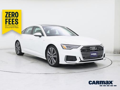 White 2019 Audi A6 Premium Plus