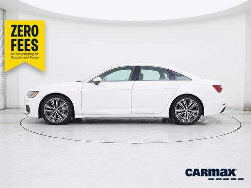 White 2019 Audi A6 Premium Plus