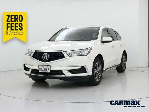 White 2017 Acura MDX