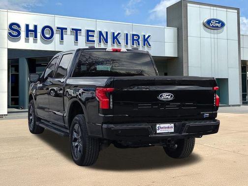 Black Metallic 2025 Ford F-150 Lightning Flash