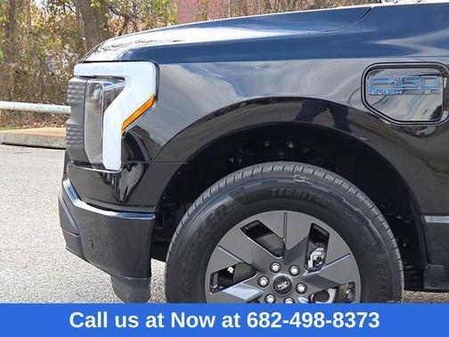 Black Metallic 2025 Ford F-150 Lightning Flash