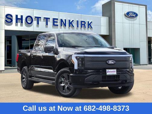 Black Metallic 2025 Ford F-150 Lightning Flash