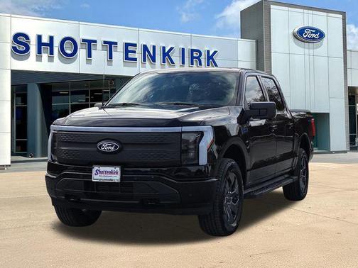 Black Metallic 2025 Ford F-150 Lightning Flash
