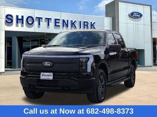 Black Metallic 2025 Ford F-150 Lightning Flash