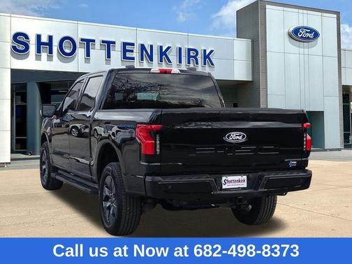 Black Metallic 2025 Ford F-150 Lightning Flash