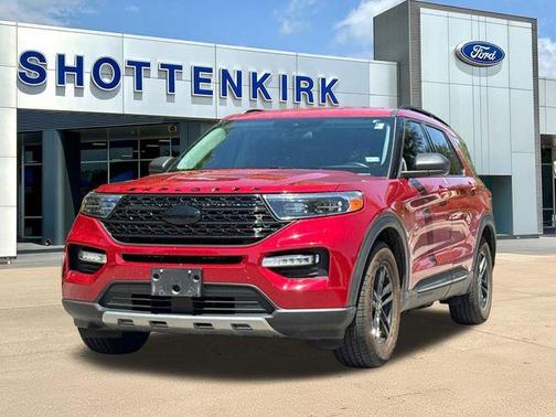 Red Metallic 2021 Ford Explorer XLT