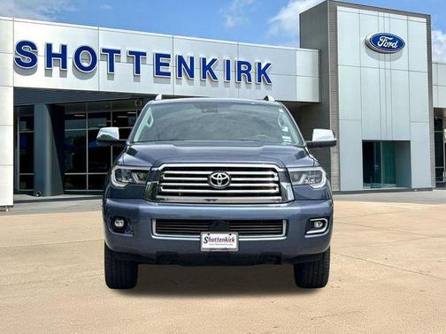 Shoreline Mist 2021 Toyota Sequoia Platinum