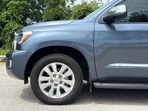 Shoreline Mist 2021 Toyota Sequoia Platinum