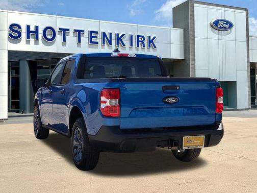 Blue 2025 Ford Maverick XLT