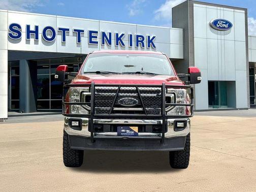Red 2021 Ford F-250 Lariat