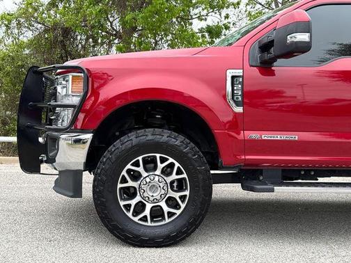 Red 2021 Ford F-250 Lariat