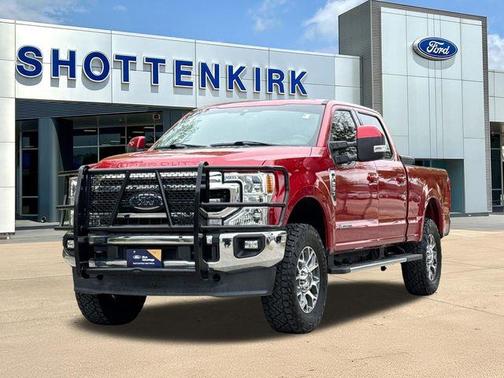 Red 2021 Ford F-250 Lariat