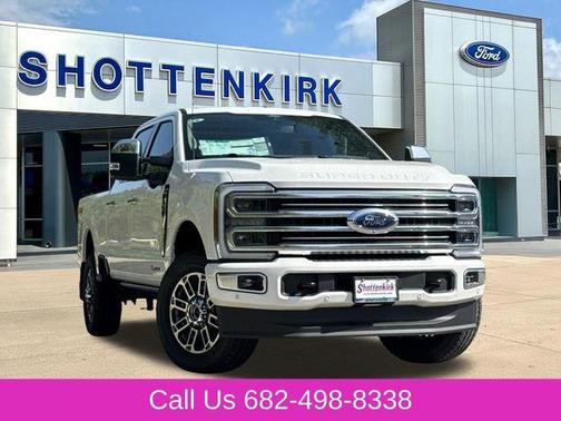 White Metallic 2026 Ford F-350 Platinum