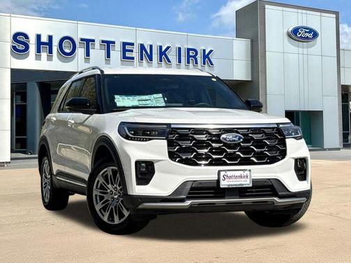White 2026 Ford Explorer Platinum