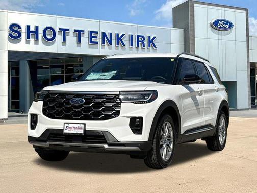 White 2026 Ford Explorer Platinum